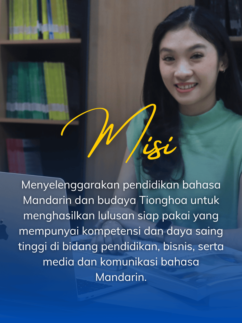 visi misi bahasa mandarin dalam bahasa indonesia